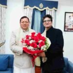 मुख्यमंत्री धामी से केंद्रीय फिल्म प्रमाणन बोर्ड (सीबीएफसी) के अध्यक्ष, प्रख्यात लेखक, कवि एवं गीतकार प्रसून जोशी ने की शिष्टाचार भेंट